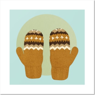 Bernie's Wool Mittens Posters and Art